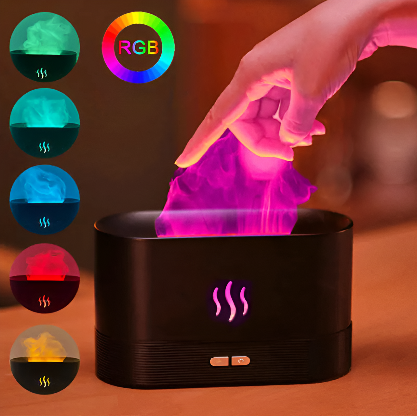 Air Flame Mist Humidifier